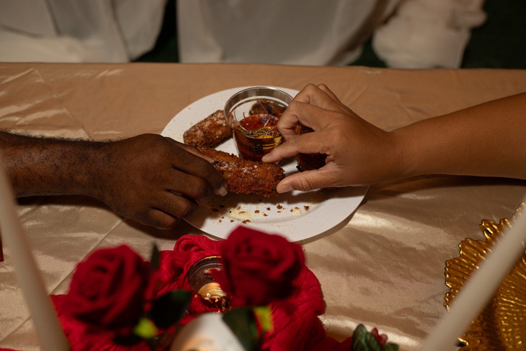 Sweet & Spicy Sensations Valentine's Day beachside dinner by Sweet & Spicy Sensations