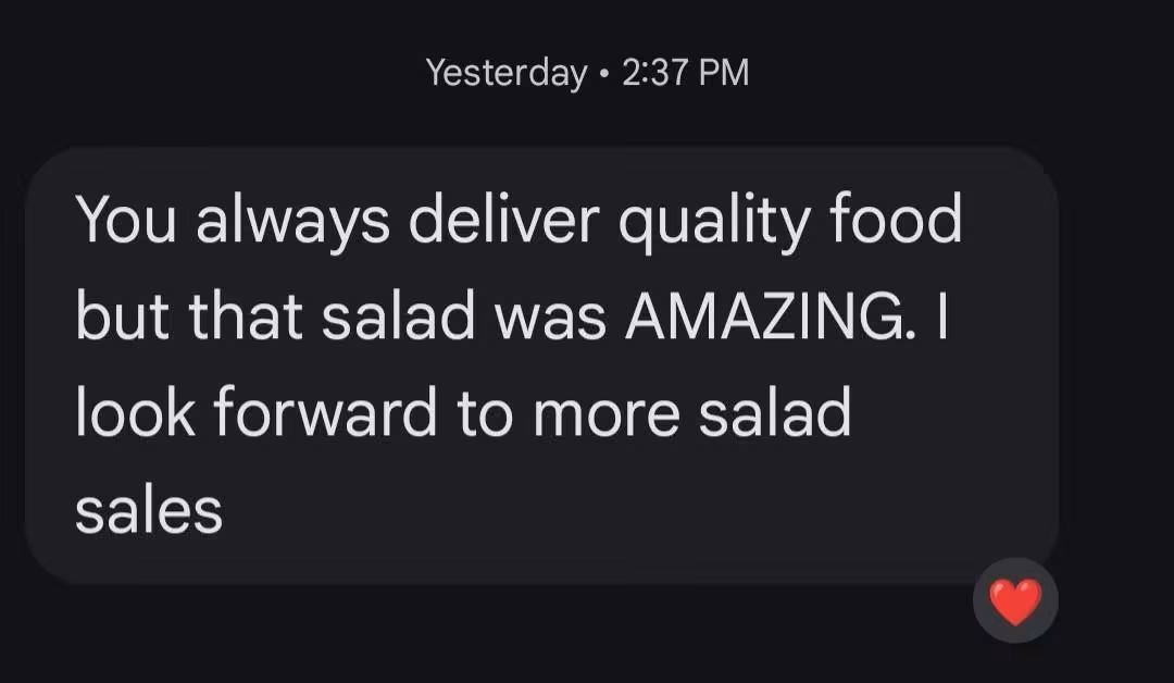 Sweet & Spicy Sensations client review