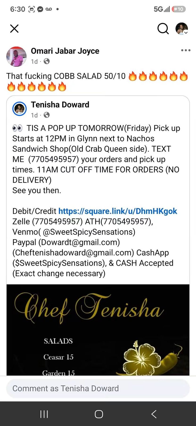 Sweet & Spicy Sensations client review