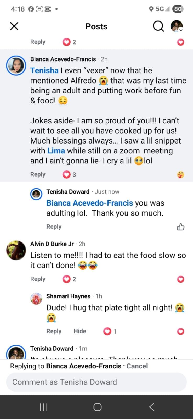 Sweet & Spicy Sensations client review