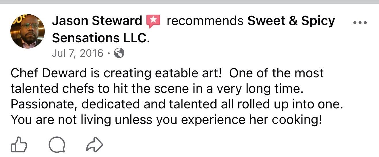 Jason Steward review of Sweet & Spicy Sensations