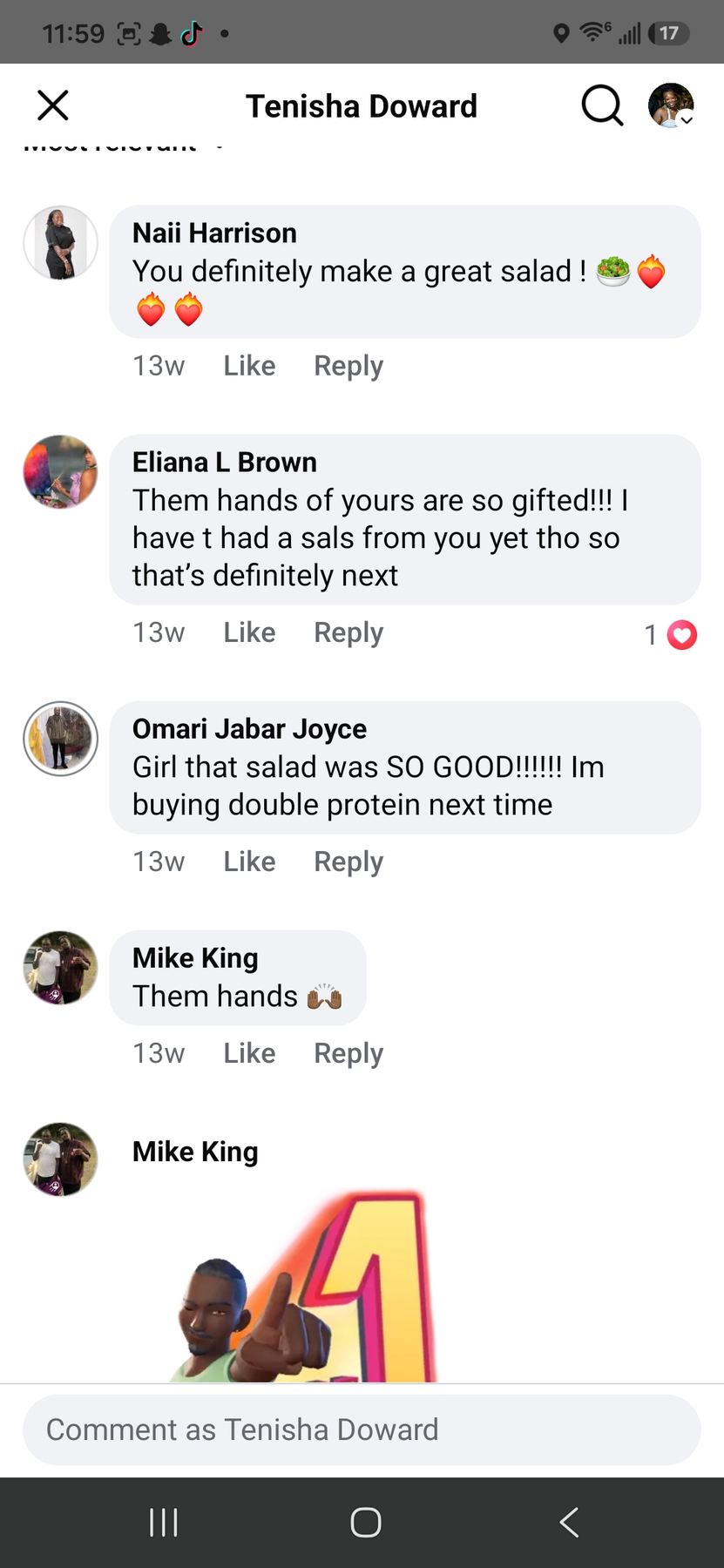 Sweet & Spicy Sensations client review